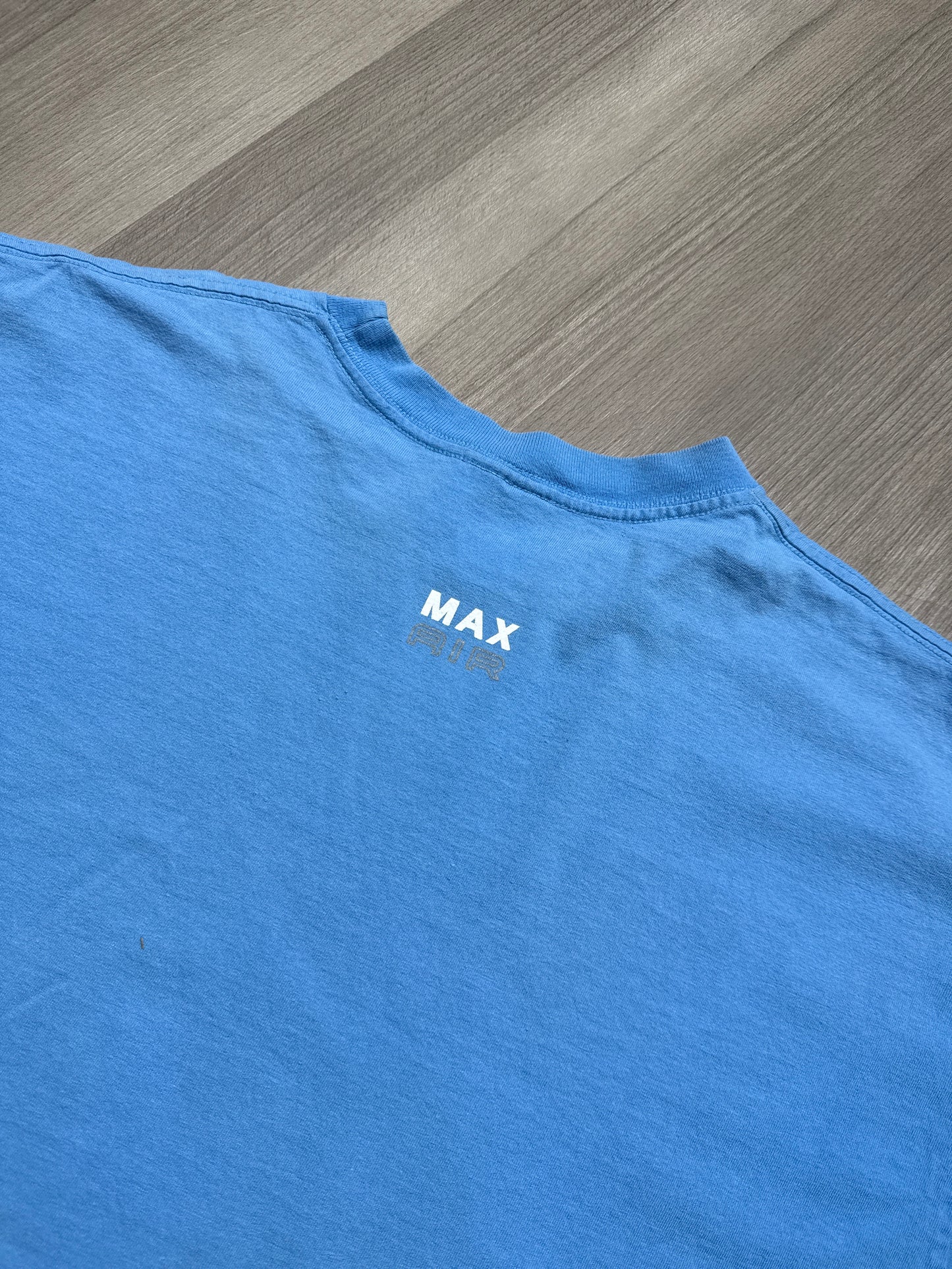 (XL) 90s Nike Baby Blue Logo Tee