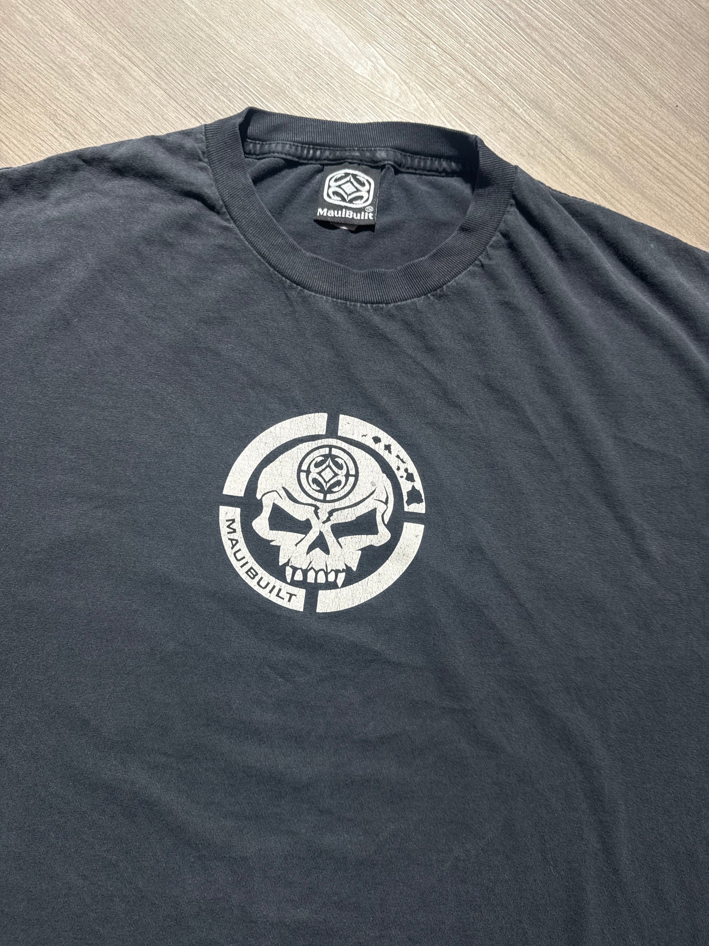 (XL) Y2K Maui Built Skull Tee