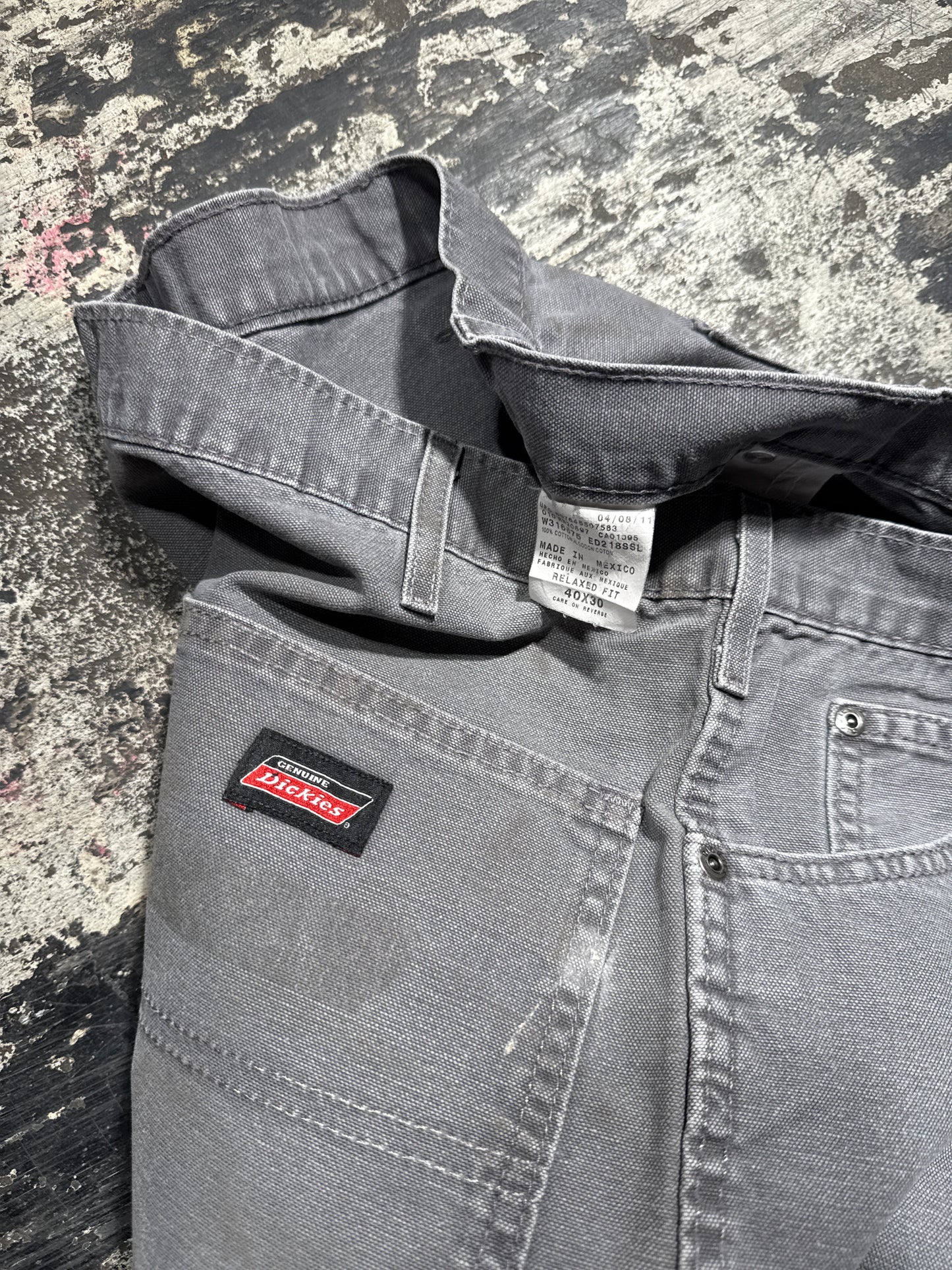 (40x30) Dickies Gray Dungaree Pants