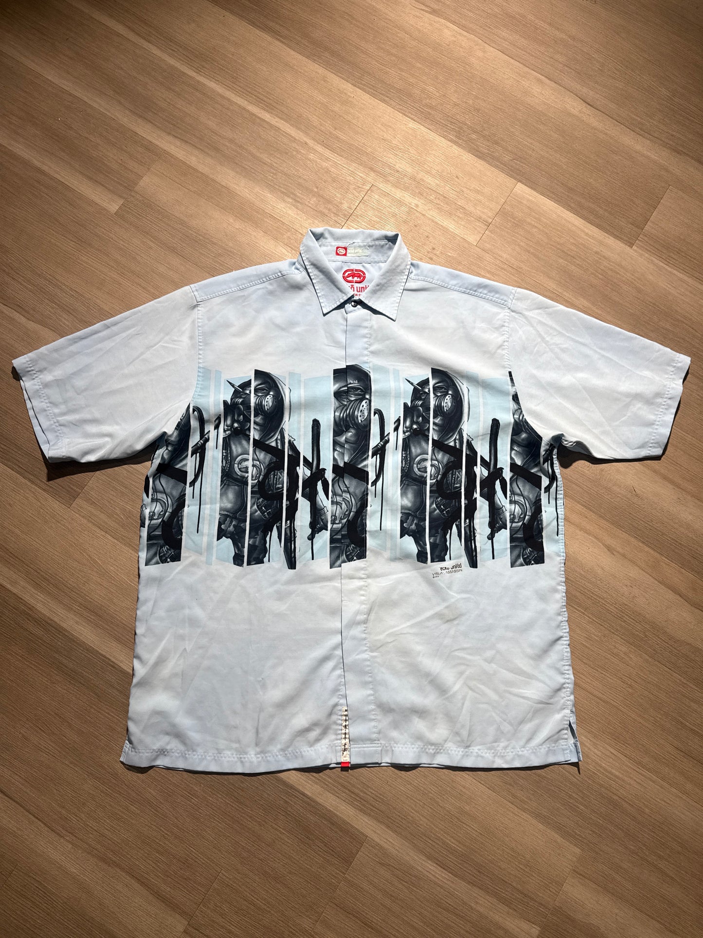 (XXL) Baby Blue Ecko Unltd Button Up