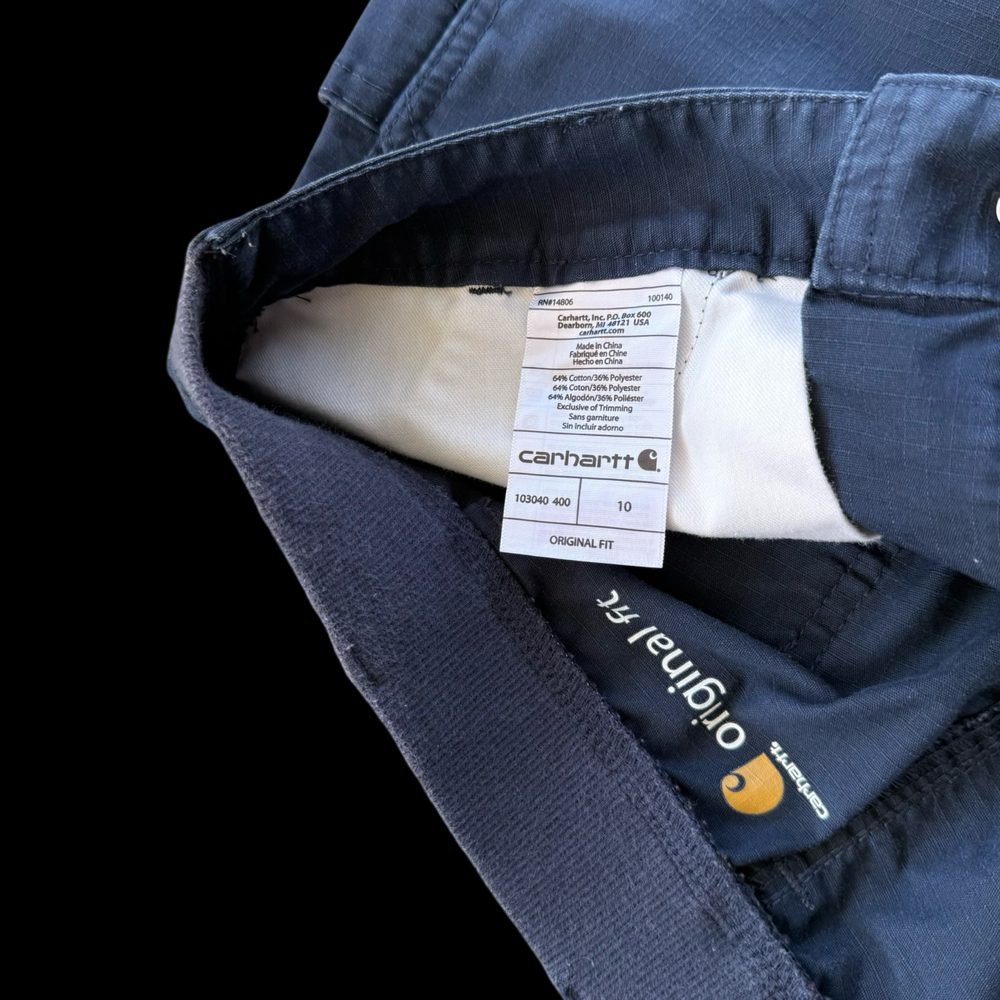 (10) Blue Womens Carhartt Shorts