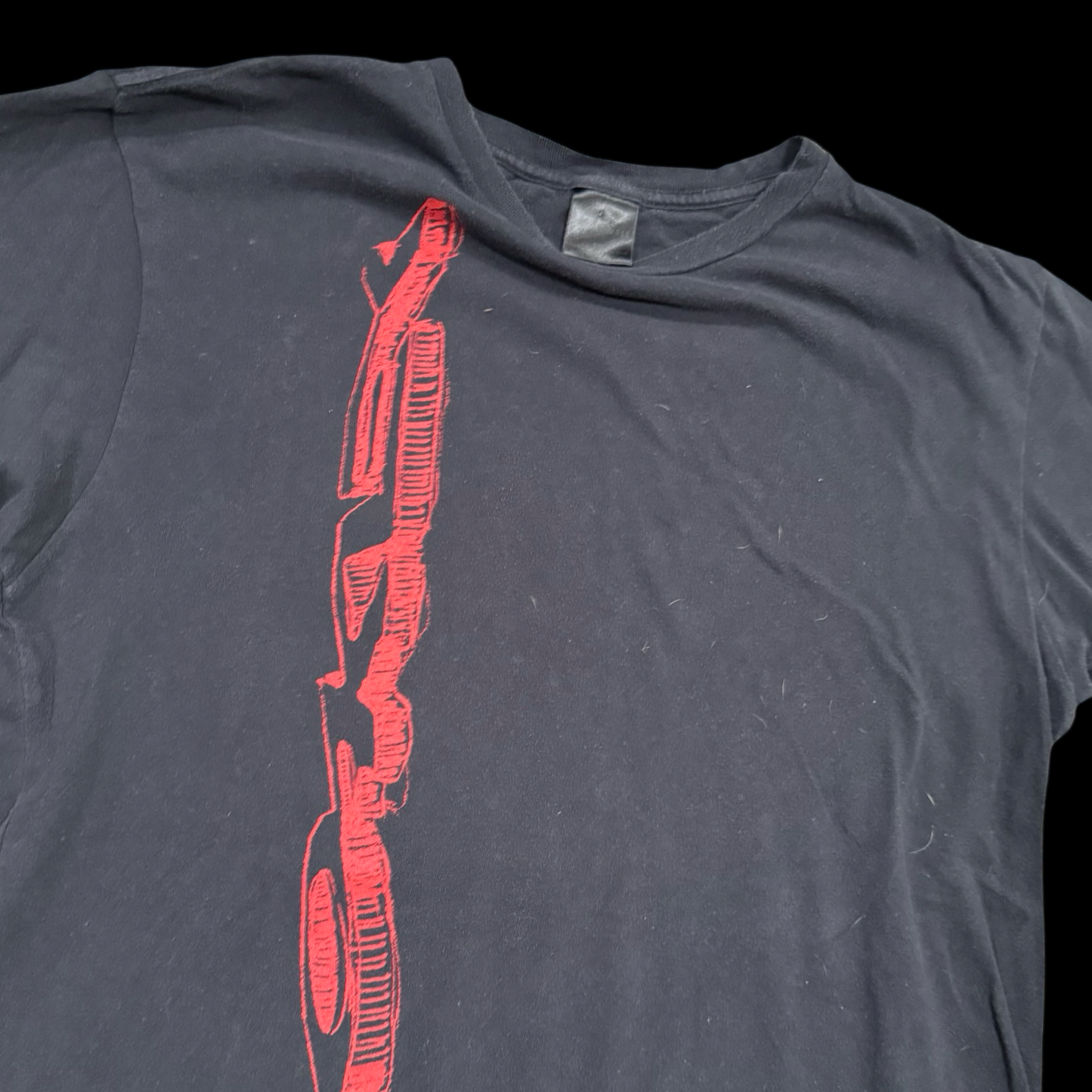 (M) Red & Black Oakley Tee