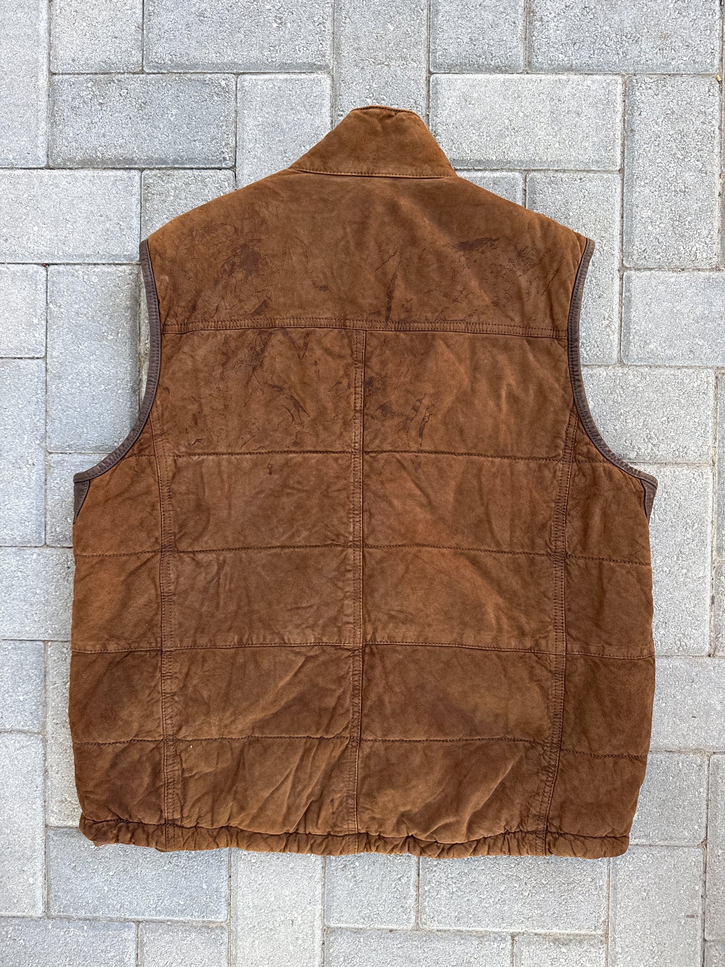 (XL) Crieux Suede Leather Vest
