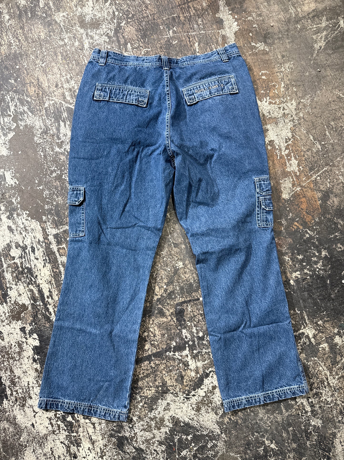 (36x30) Denim Revolt Pants