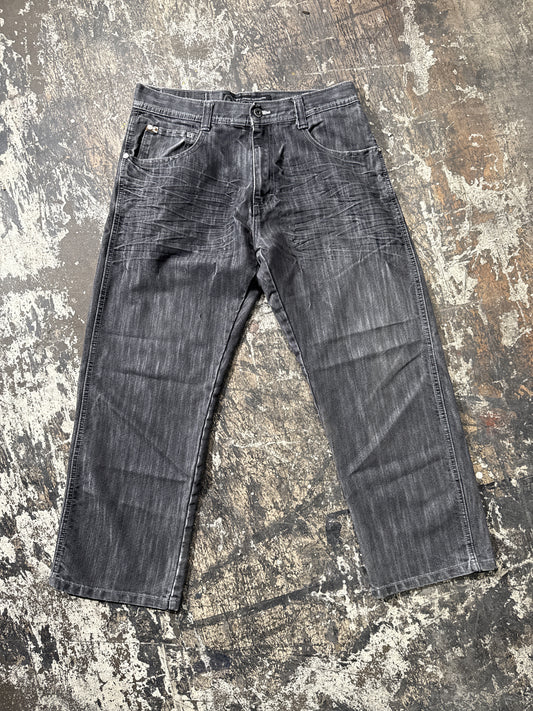 (34x30) Faded Black Y2K Southpole