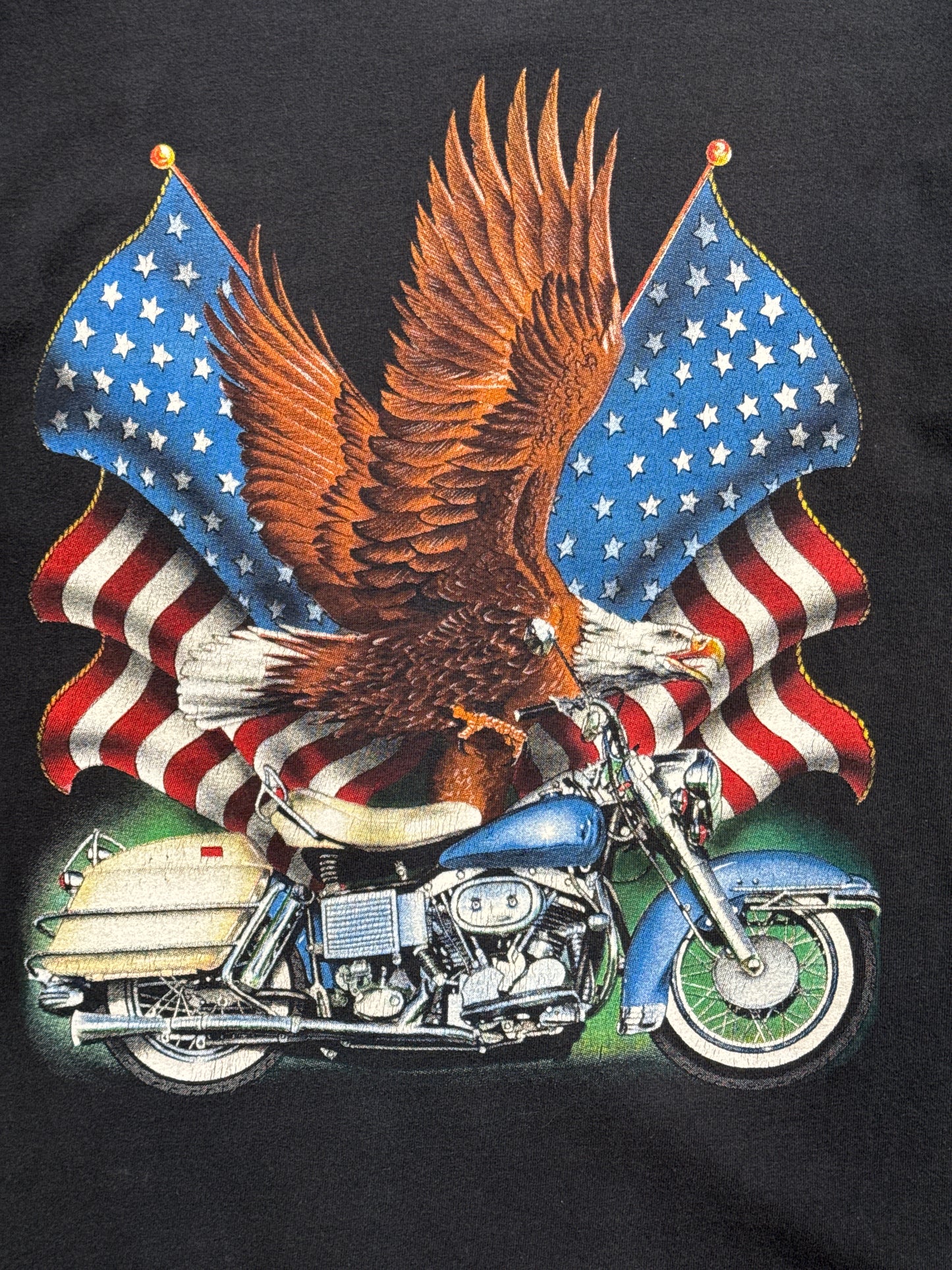 (XL) American Eagle Biker Motorcycle