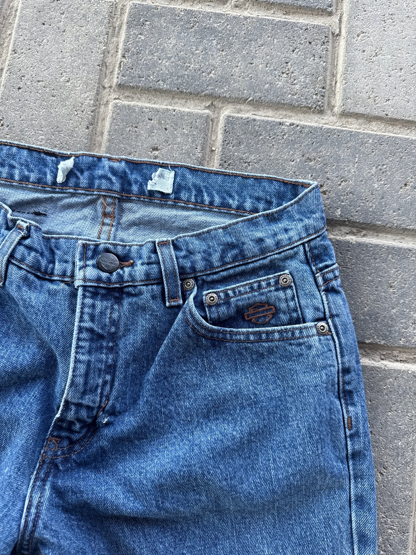 (24x32) Harley Davidson Women Denim