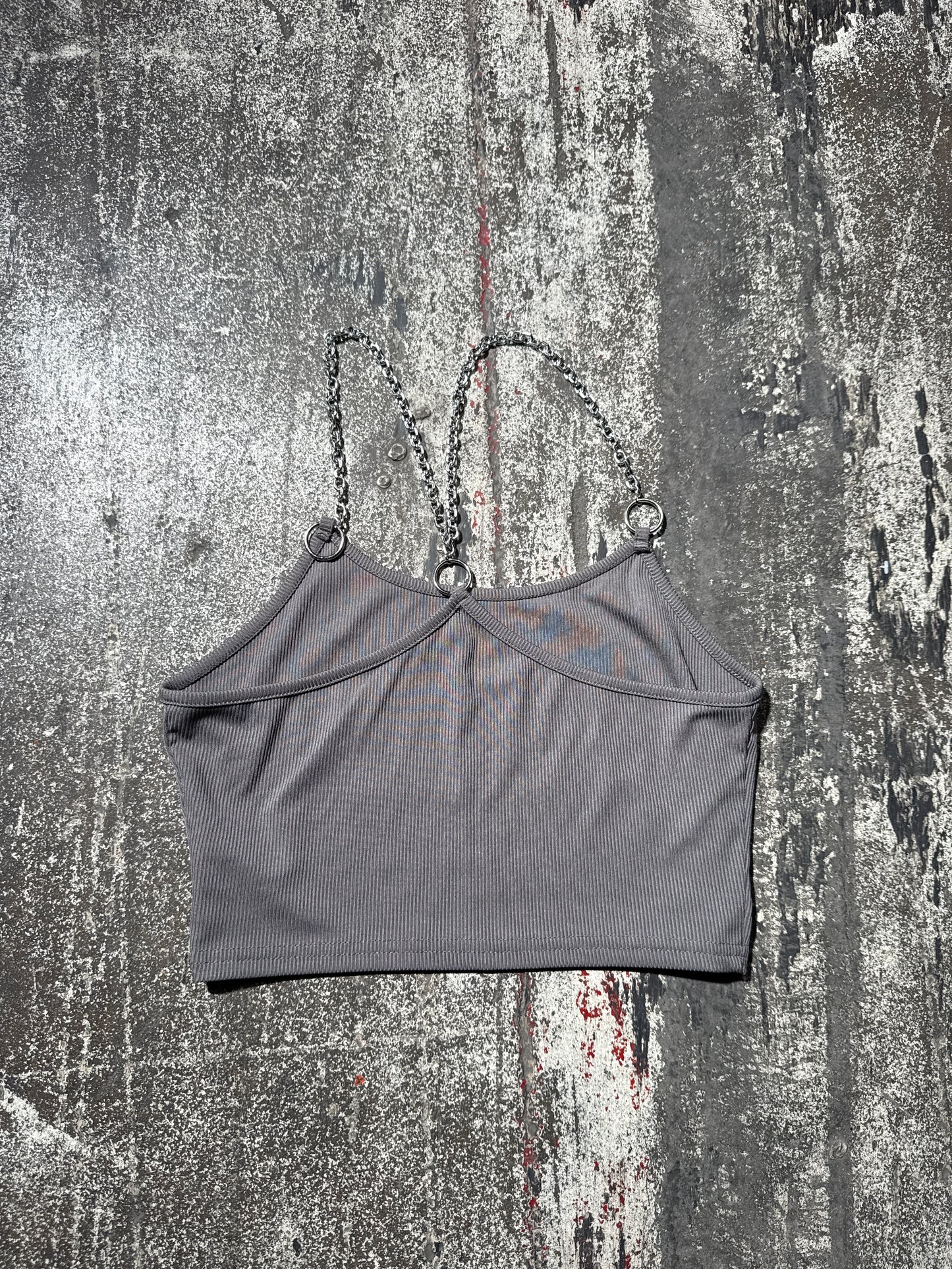 (S) Skulls Chained Crop Top
