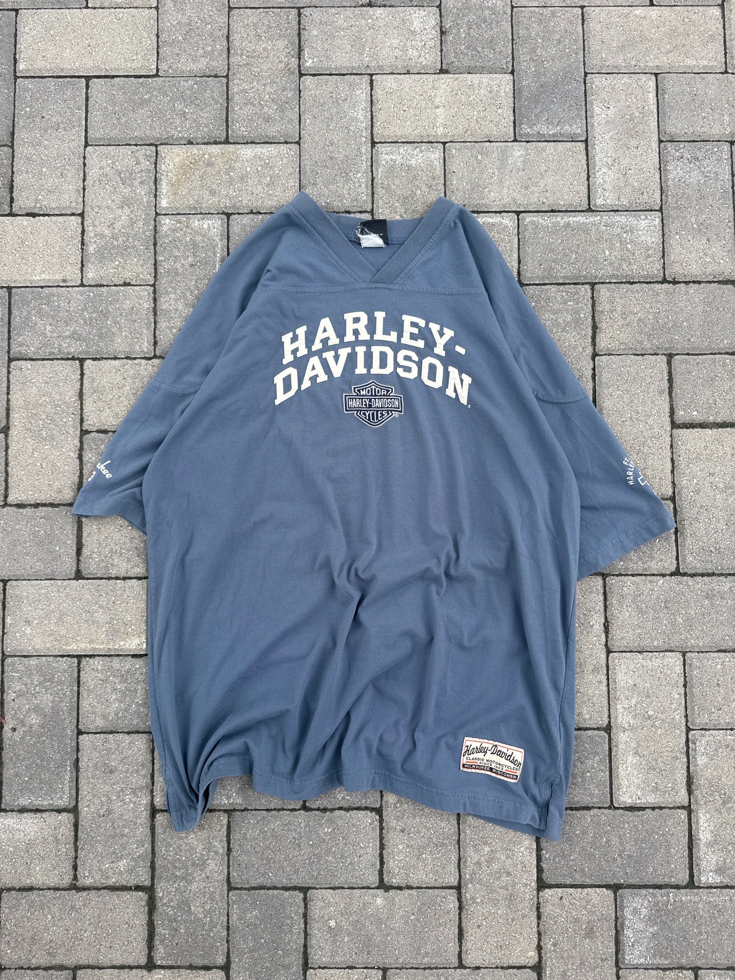 (2XL) Harley Davidson Logo 00s Tee
