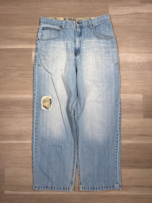 (38x32) SouthPole Military Camo Eagle Pocket Denim