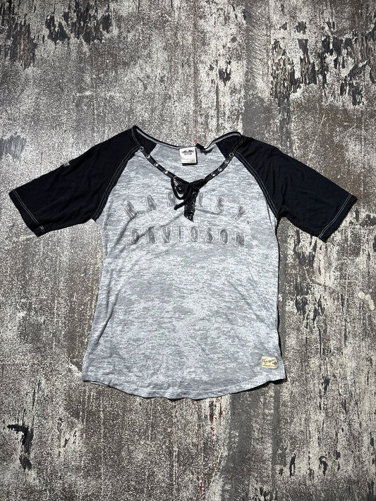 (M) Harley Davidson Eagle Spaghetti Top