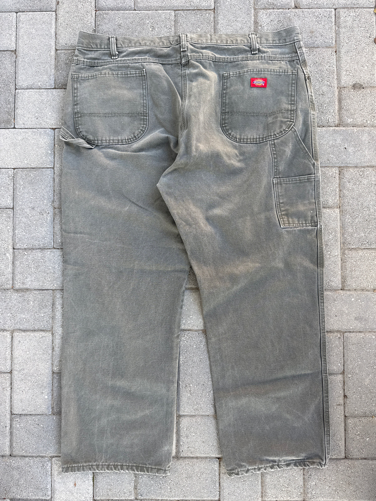 (43x30)Green Dickies Dungaree Red Tab Carpenter Pants