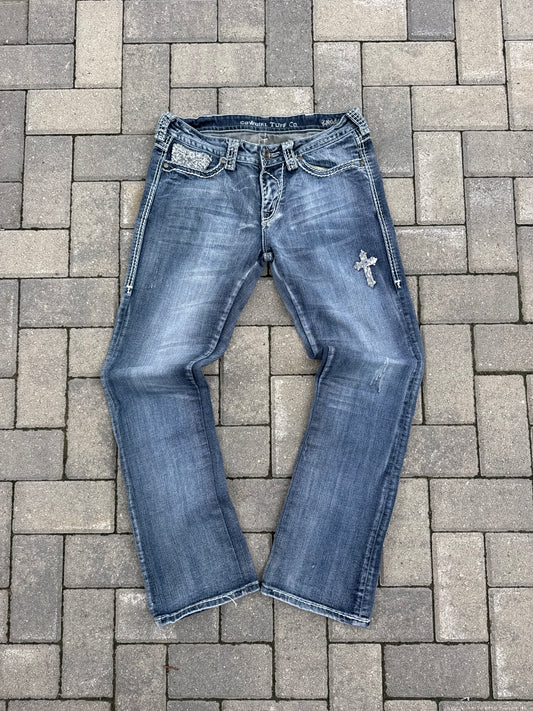 (29x33) Cowgirl Tuff Co. Western Denim Pants