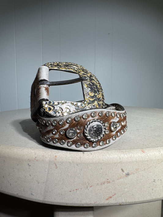 (S) Vintage 1996 Cowgirl Gem Belt