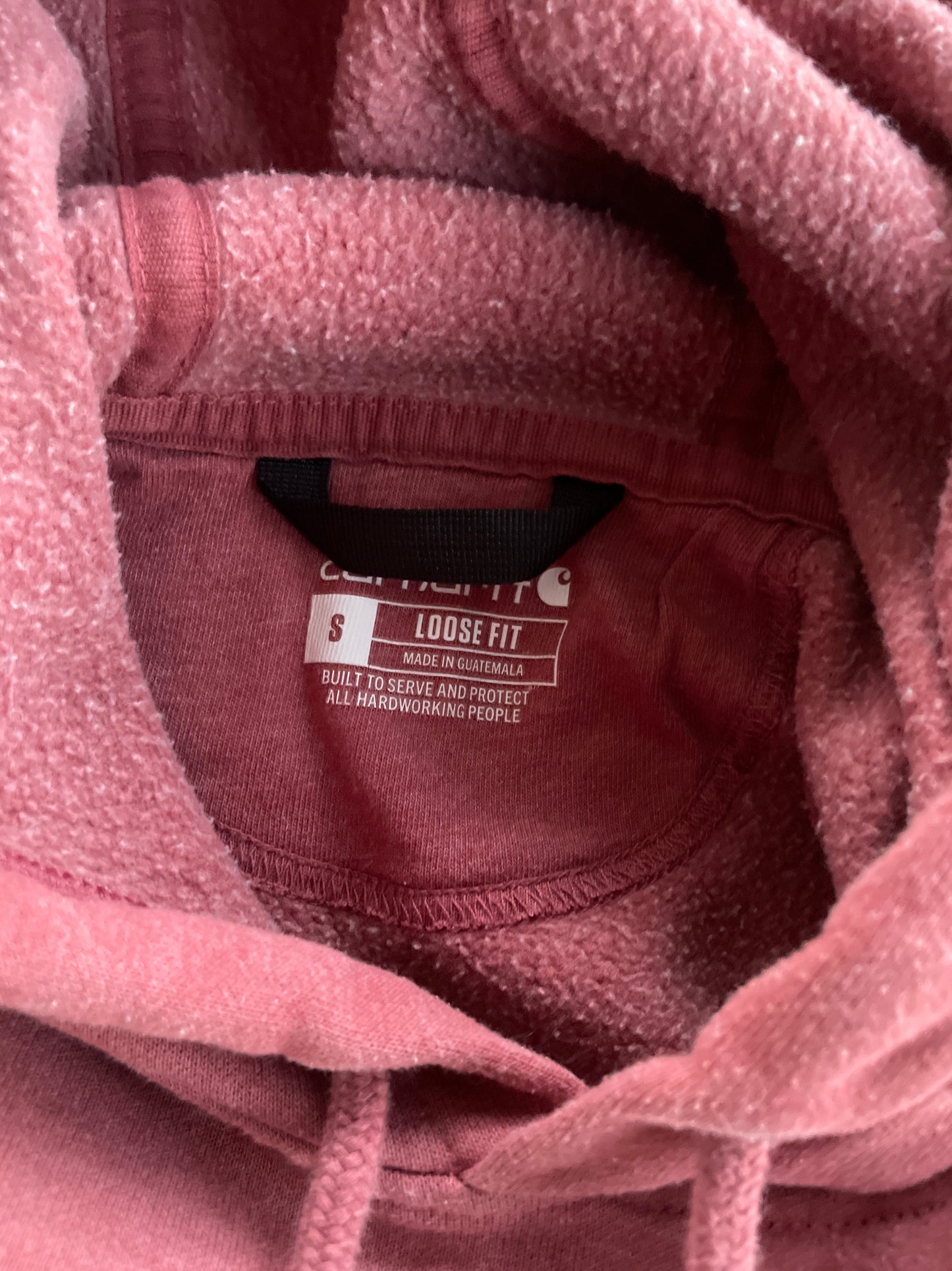 (S) Salmon Pink Carhartt Hoodie