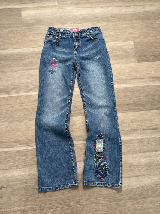 (16) Women Zoe 101 Denim Embroidered Pants