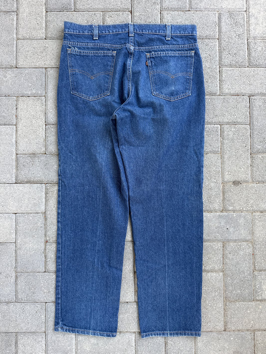 (36x30) Vintage Levi’s 540s 90s Leather Tab Denim Pants