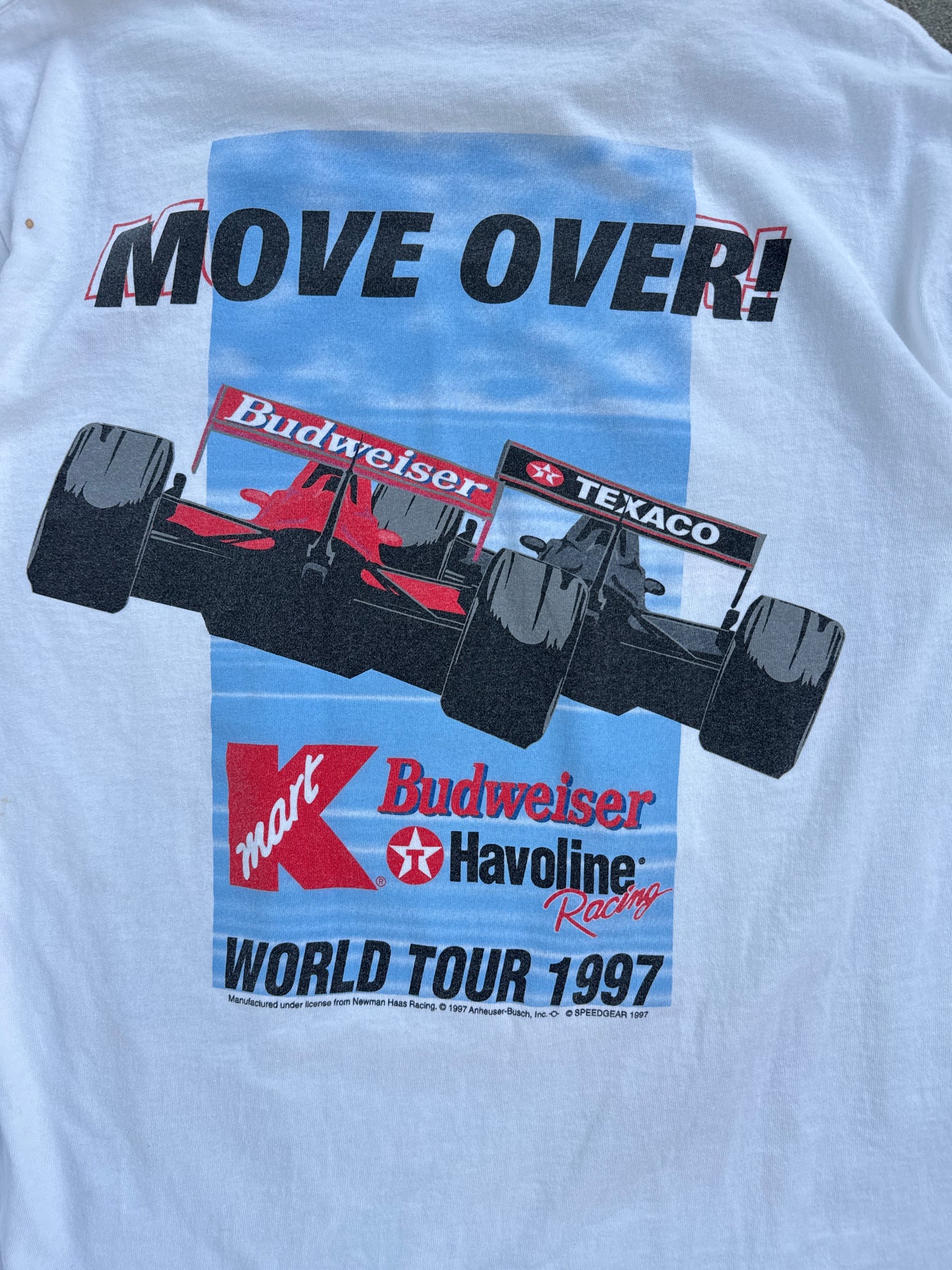 (L) 97’ Budweiser Formula Racing Tee