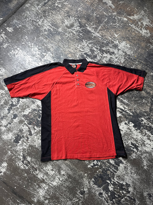 (XL) Harley Davidson Alamo Red Polo