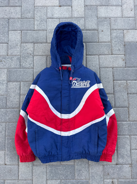 (S) Vintage Apex New England Patriots Bomber Jacket