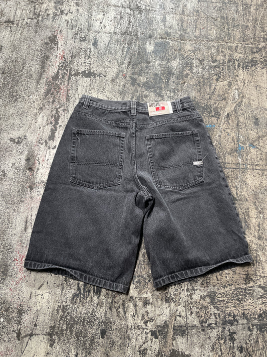 (36) Southpole Black Faded Shorts