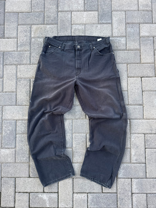 (38x32) Dickies Sun Faded Carpenter Denim Pants
