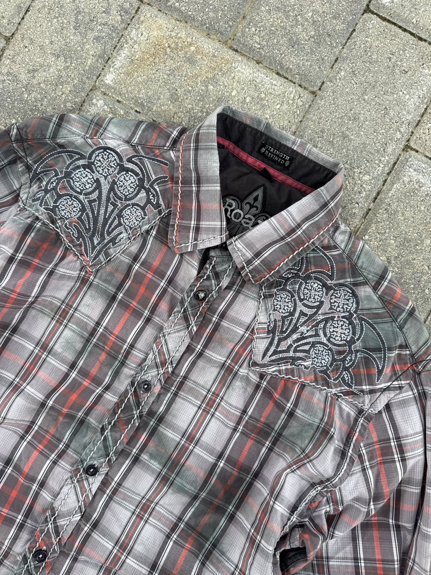 (M) Roar Y2K Button-Up