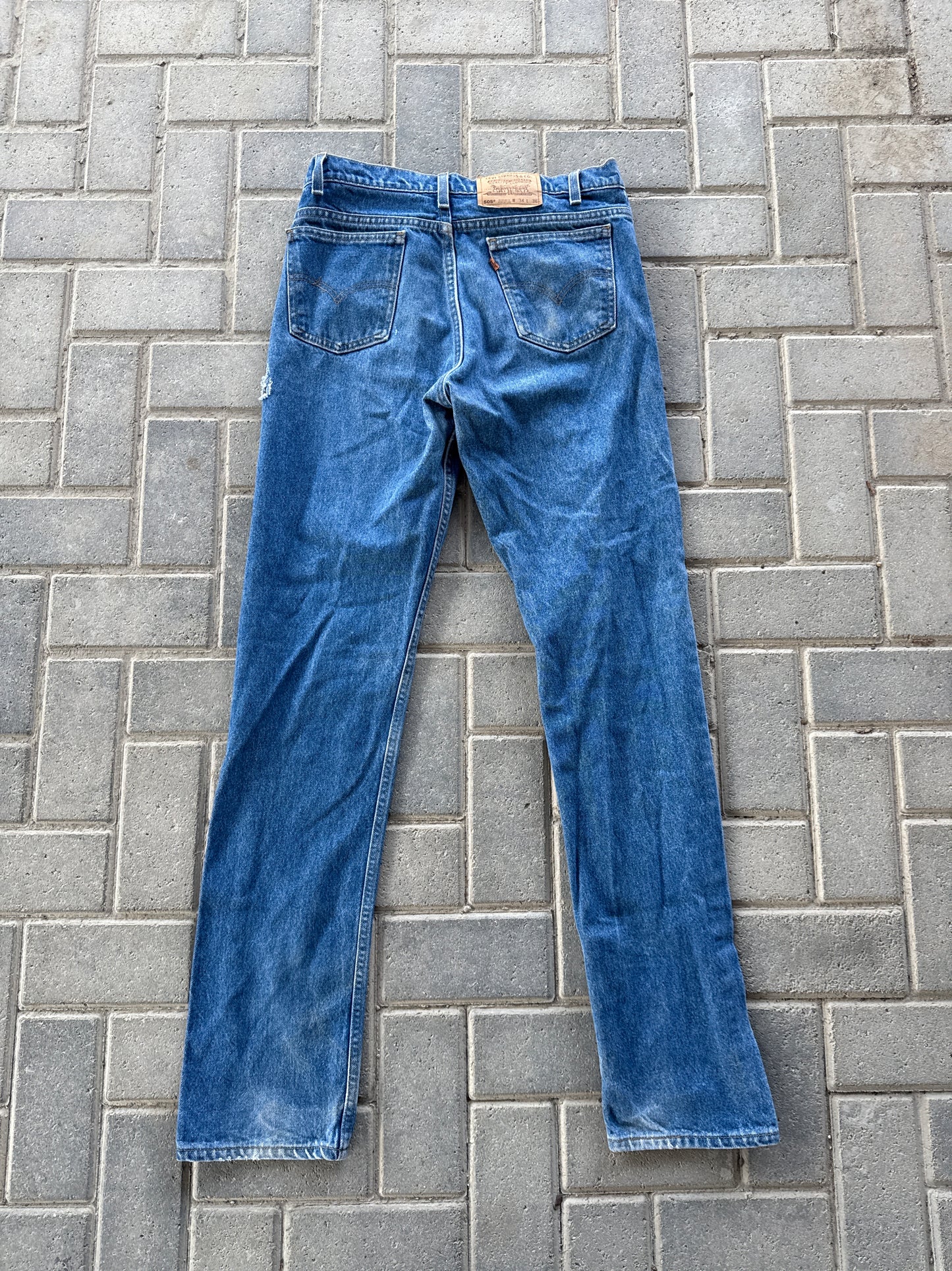 (34x36) Levi’s 505s Vintage Orange Tab Denim