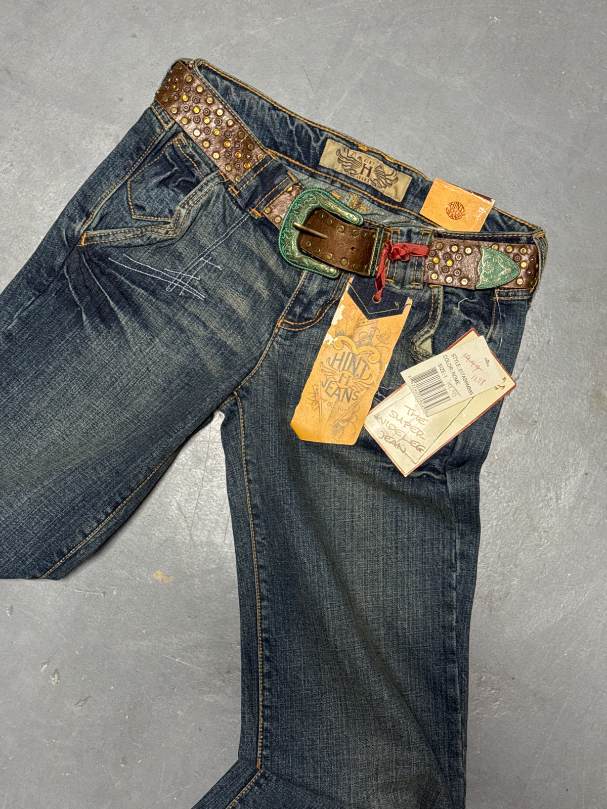 (24x34) Hint Jeans Brand New Wide Leg Denim