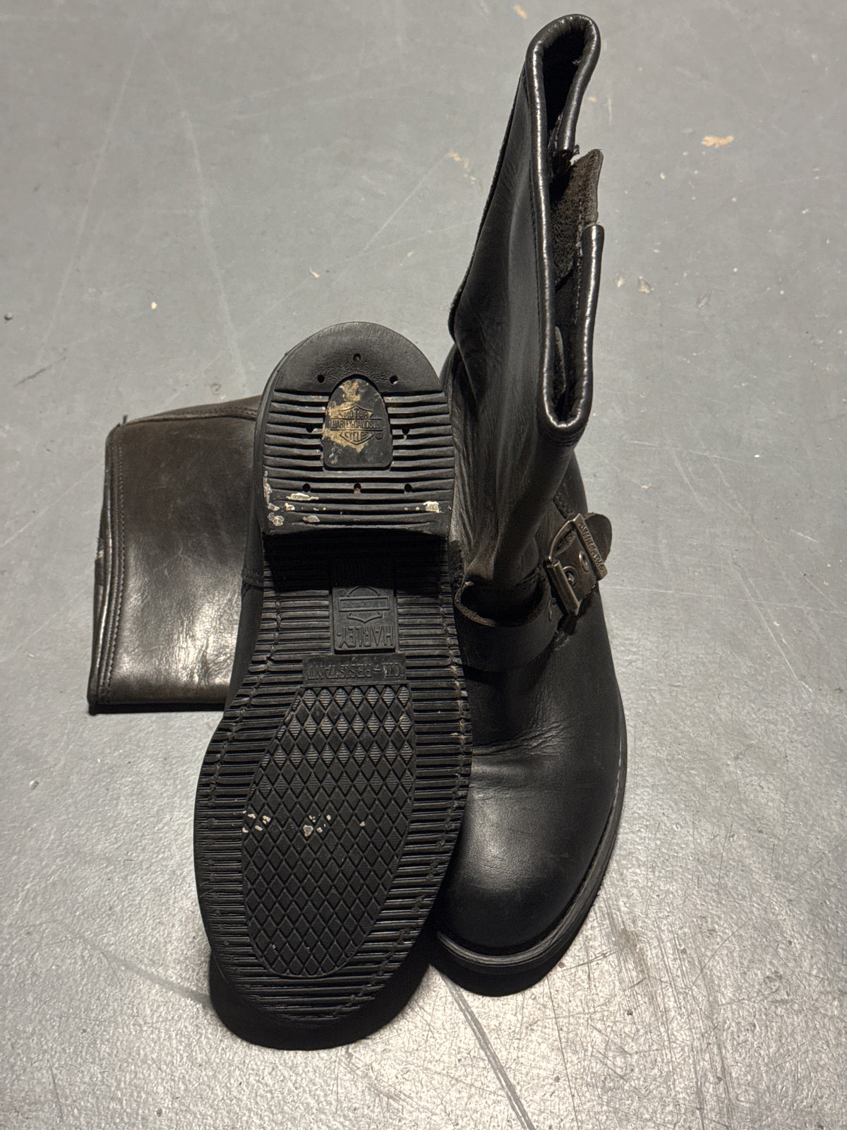 (6) Harley Davidson 88409 Barlyn 7” EngineerBlack Motorcycle Boots