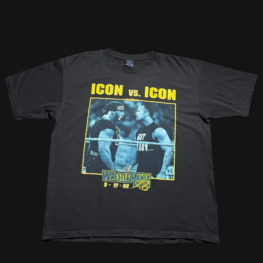 (XL) 02’ WWE ICON v. ICON Vintage WWF Tee