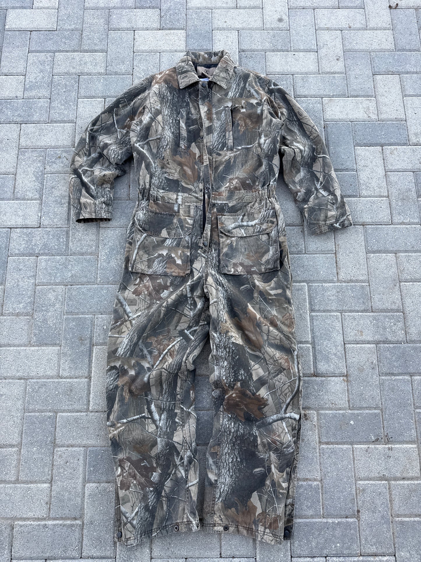 (M) Vintage Game Winner RealTree Coveralls