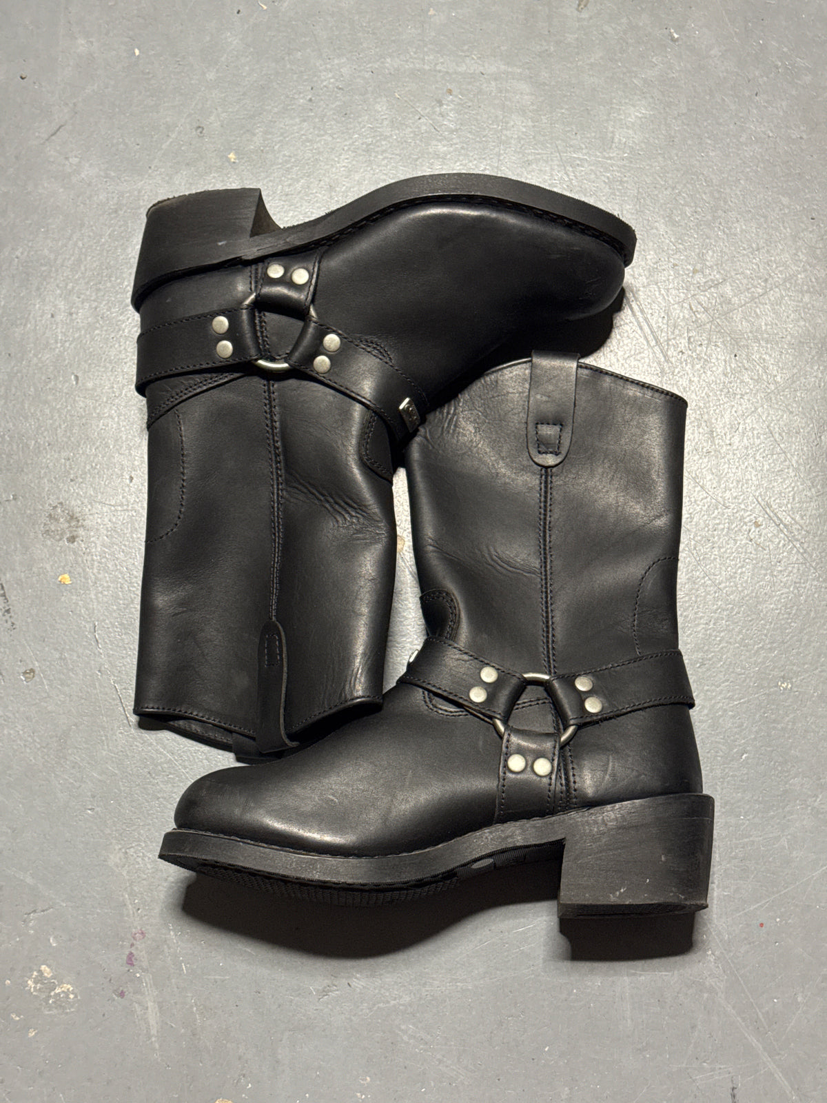 (9) Orange County Biker Boots