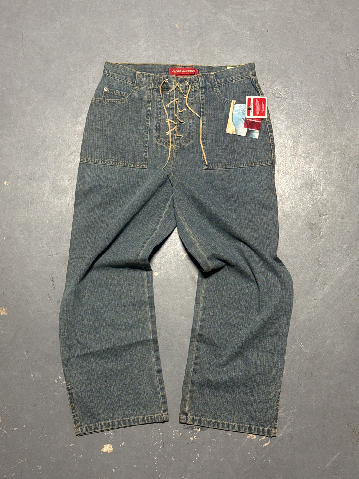 (27x25) Gloria Vanderbilt Baggy Brand New Denim