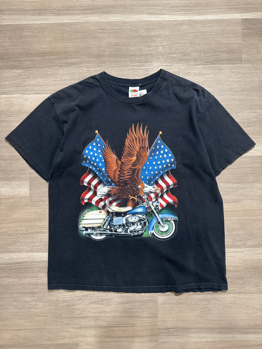 (XL) American Eagle Biker Motorcycle