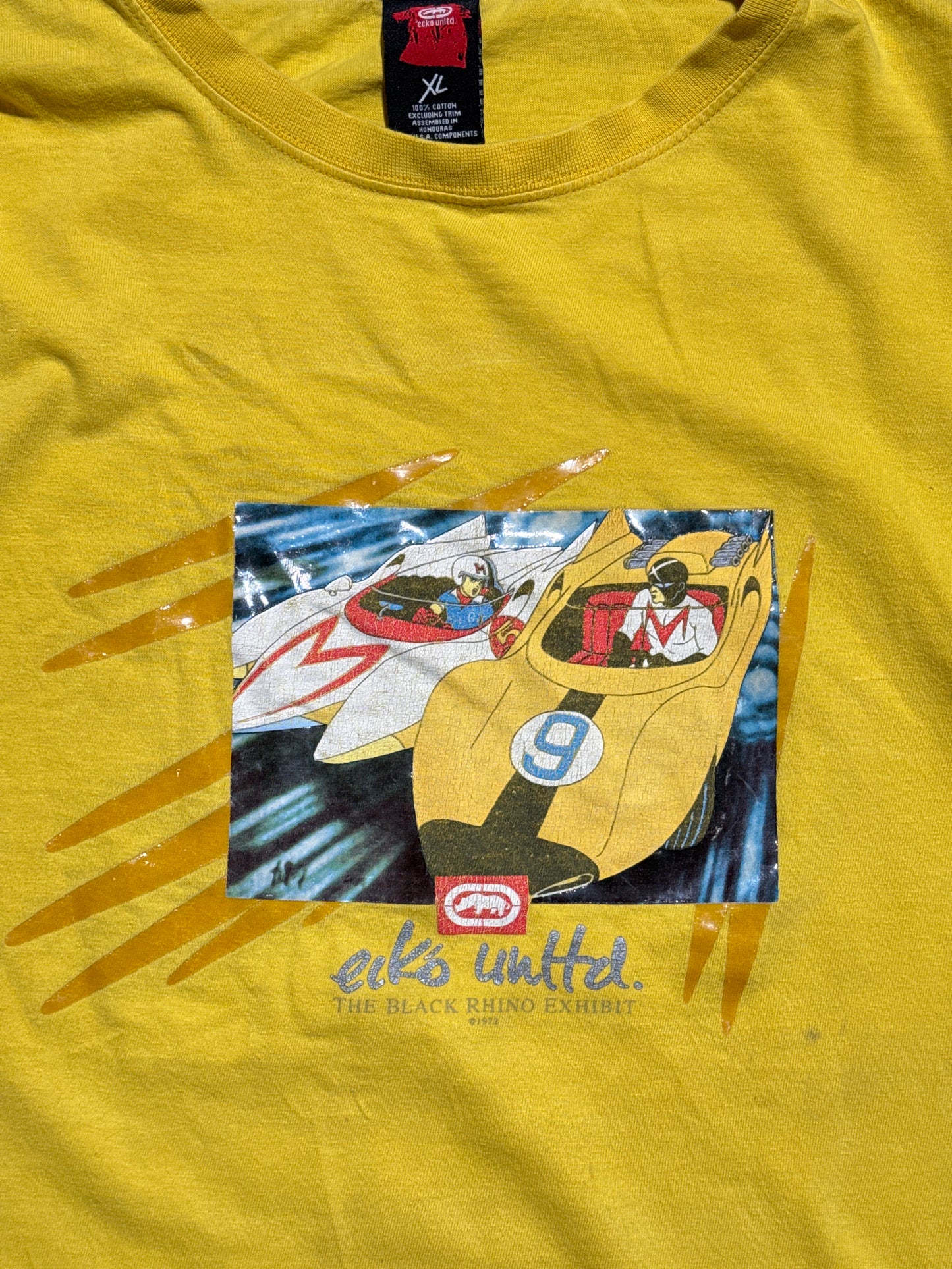 (XL) Ecko UNLTD. Yellow Speed racer Tee