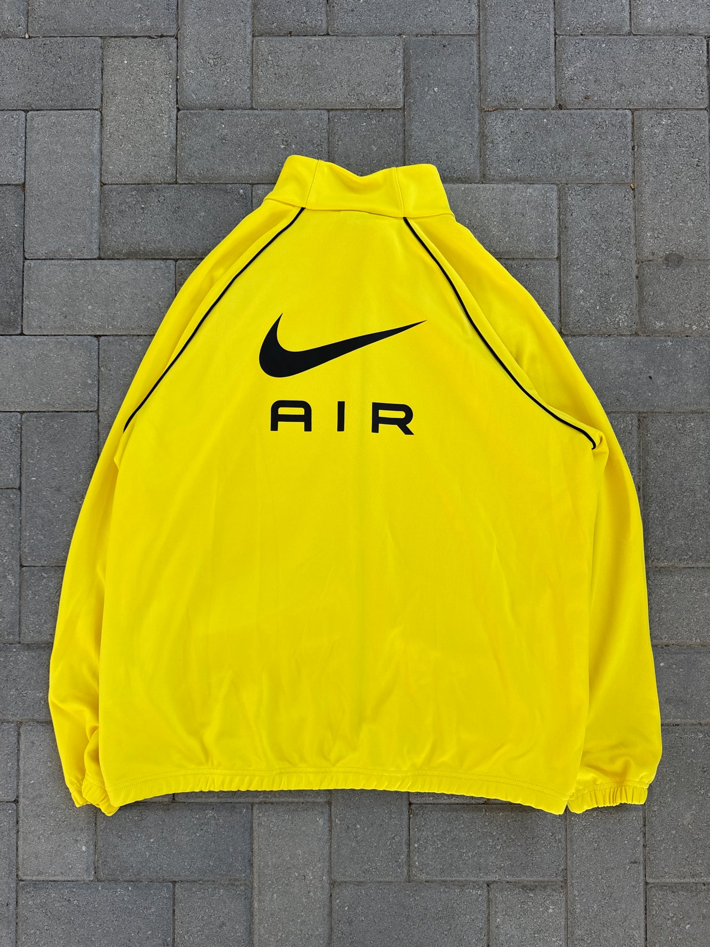 (XL) Nike Air Yellow Zip-Up Sweater