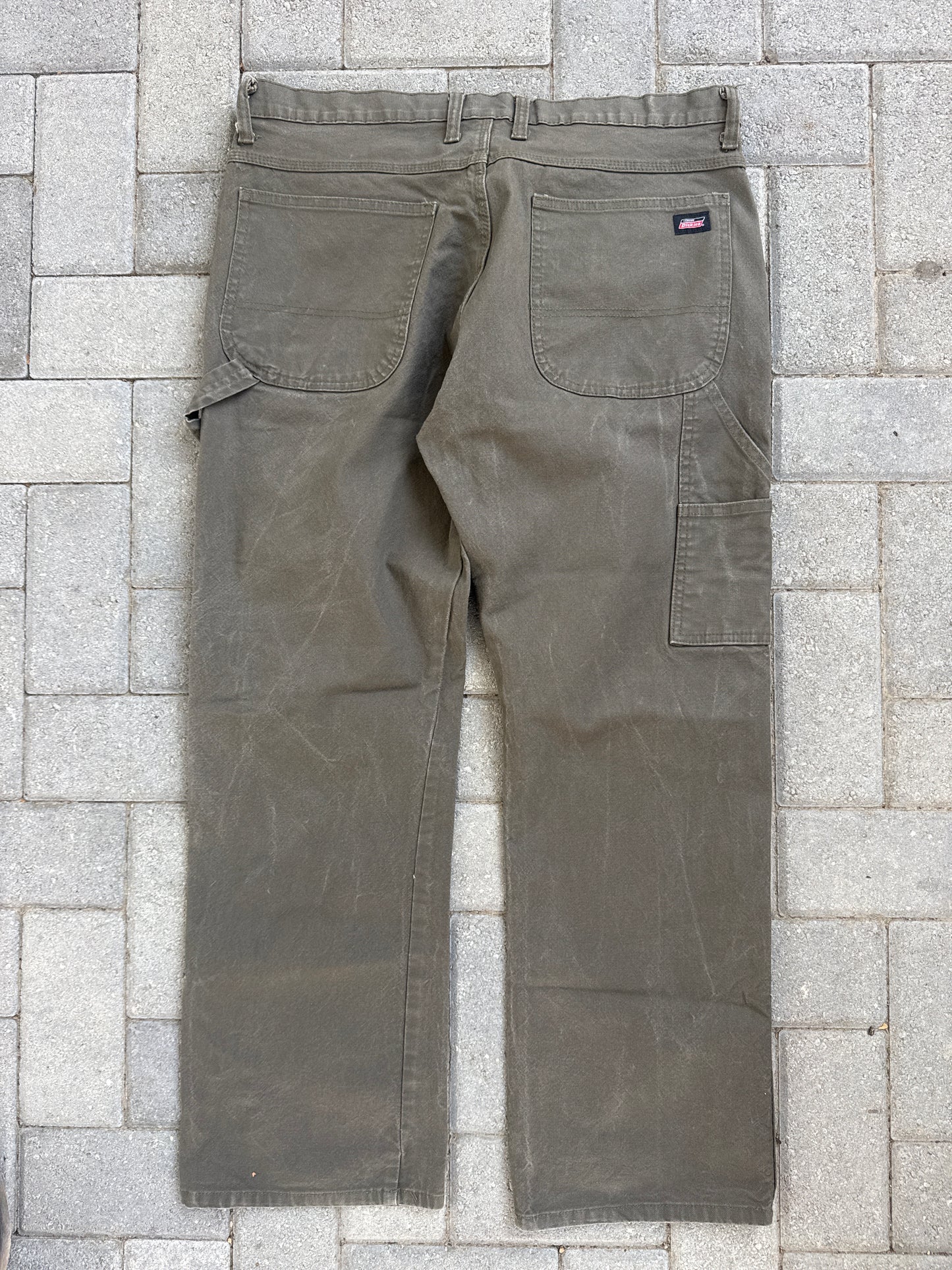 (36x30) Dickies Green Black Tab Pants