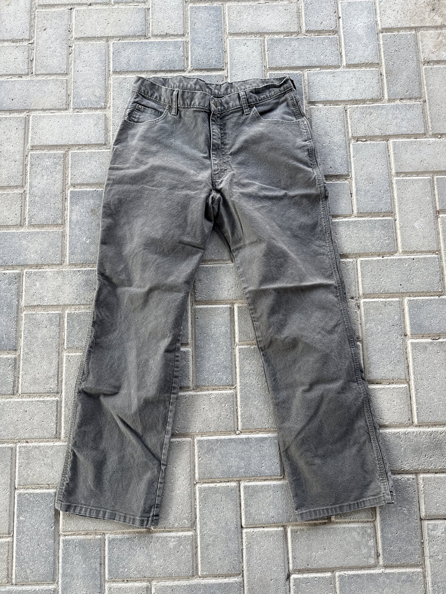 (34x32) Dickies Green Dungaree Carpenter Black Tab Pants