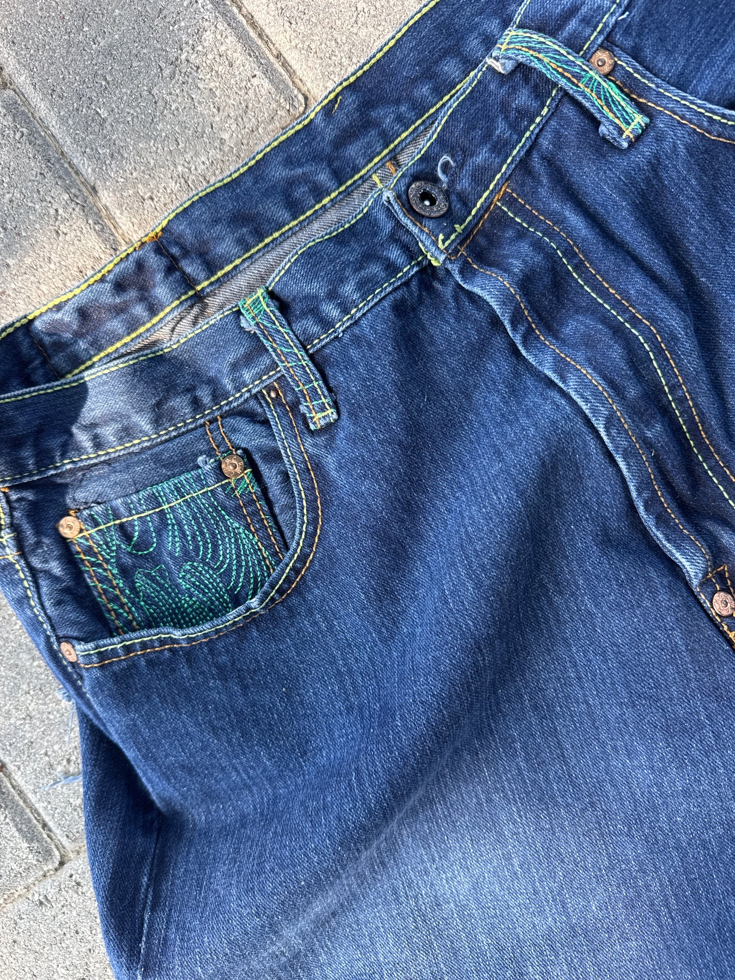 (36x34) Red Monkey Company Lot 1002 Y2K Denim Pants