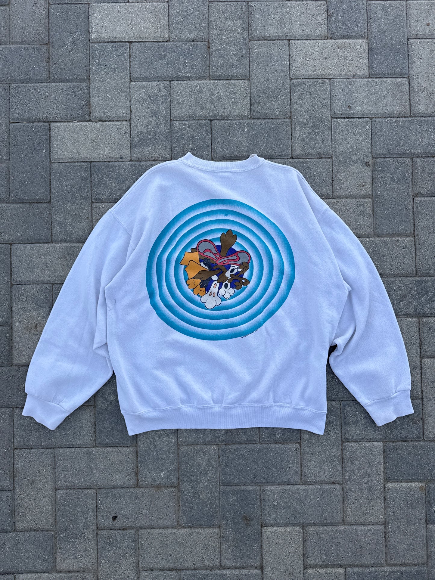 (2XL) Vintage 1993 Looney Tunes Crewneck