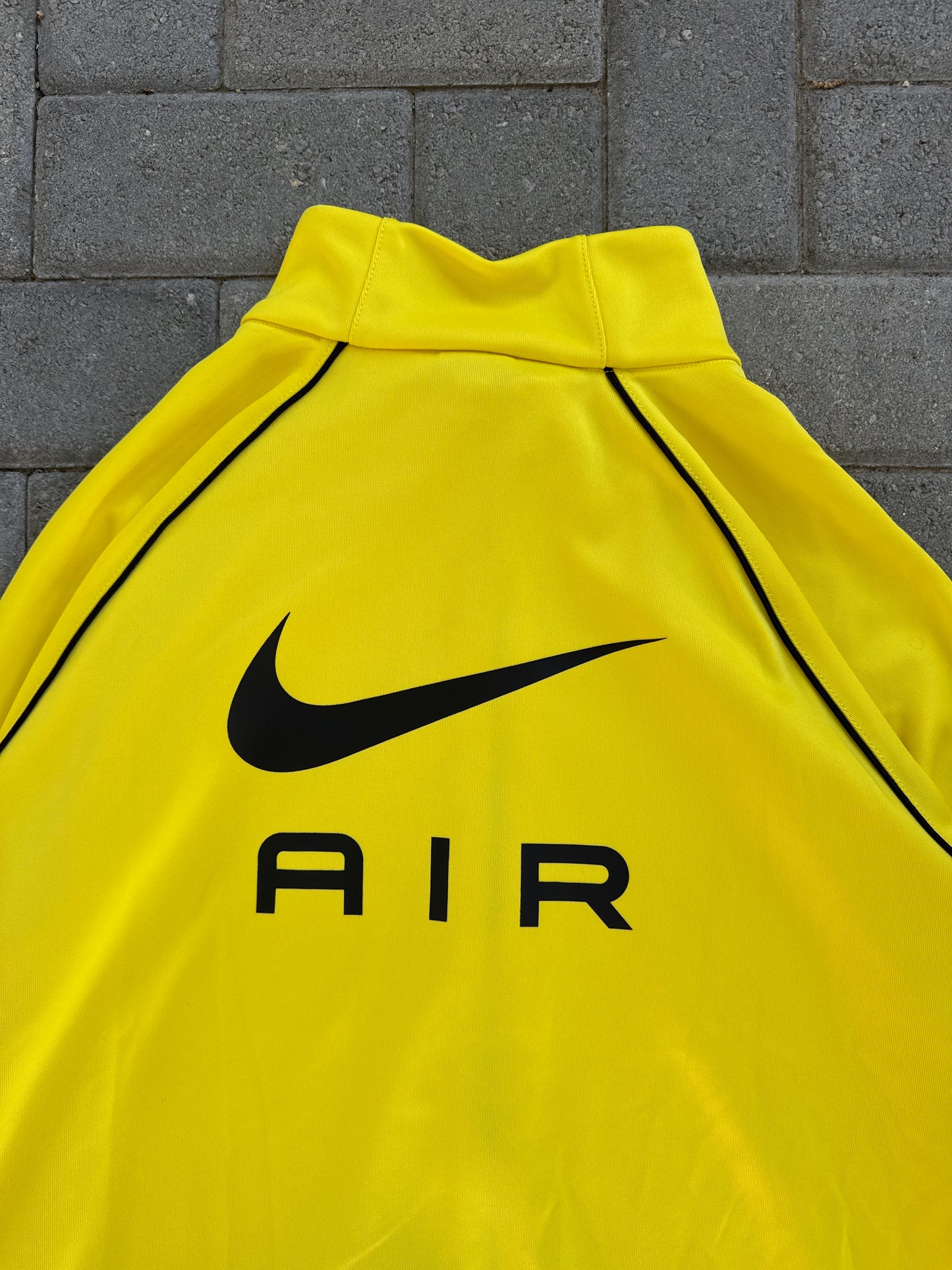 (XL) Nike Air Yellow Zip-Up Sweater