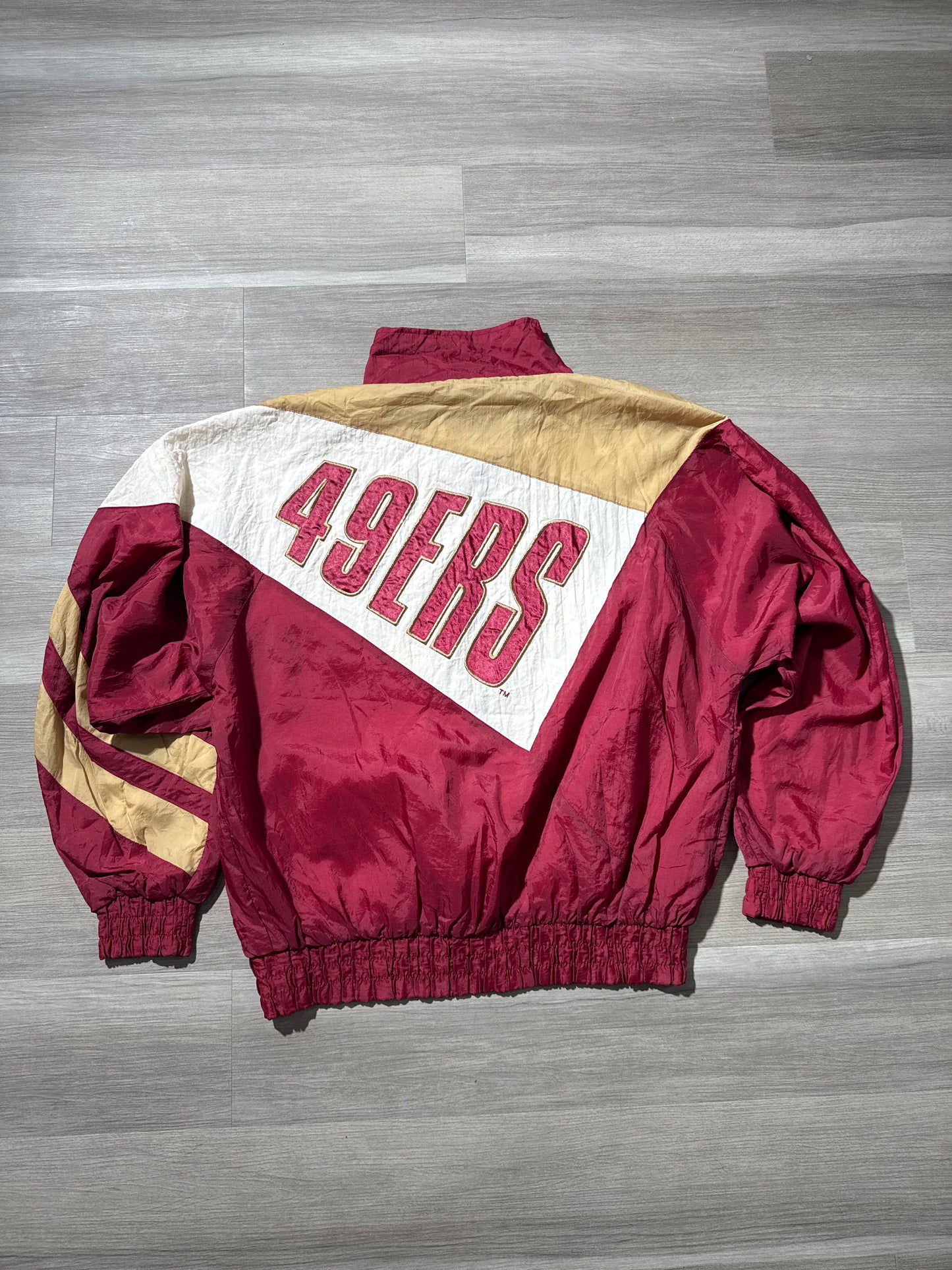 (M) Logo 7 San Francisco 49ers Windbreaker