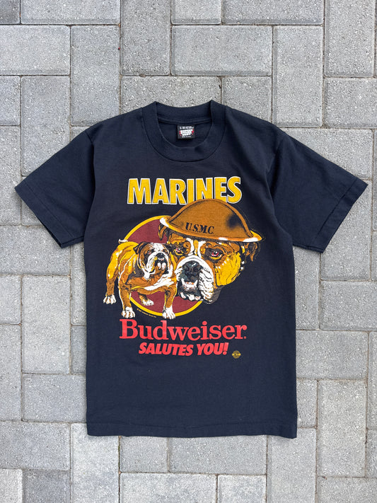 (M/L) 90s USMC Marines Bulldog Tee
