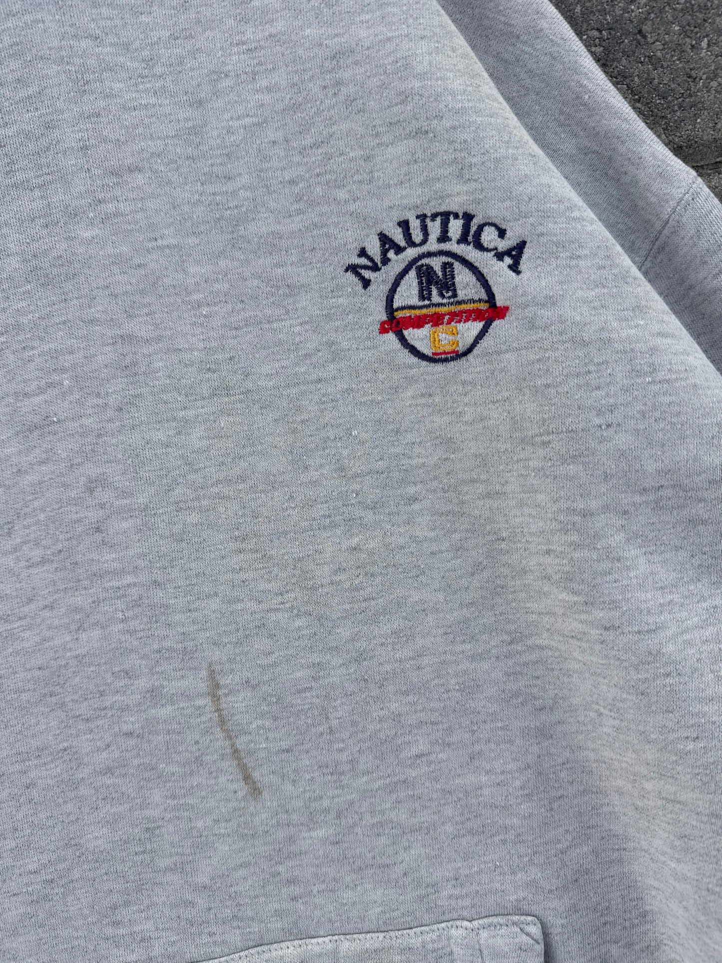 (XL) Vintage Nautica Gray Hoodie