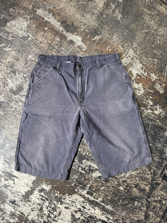 (38) Faded Black Carhartt Cargo Shorts