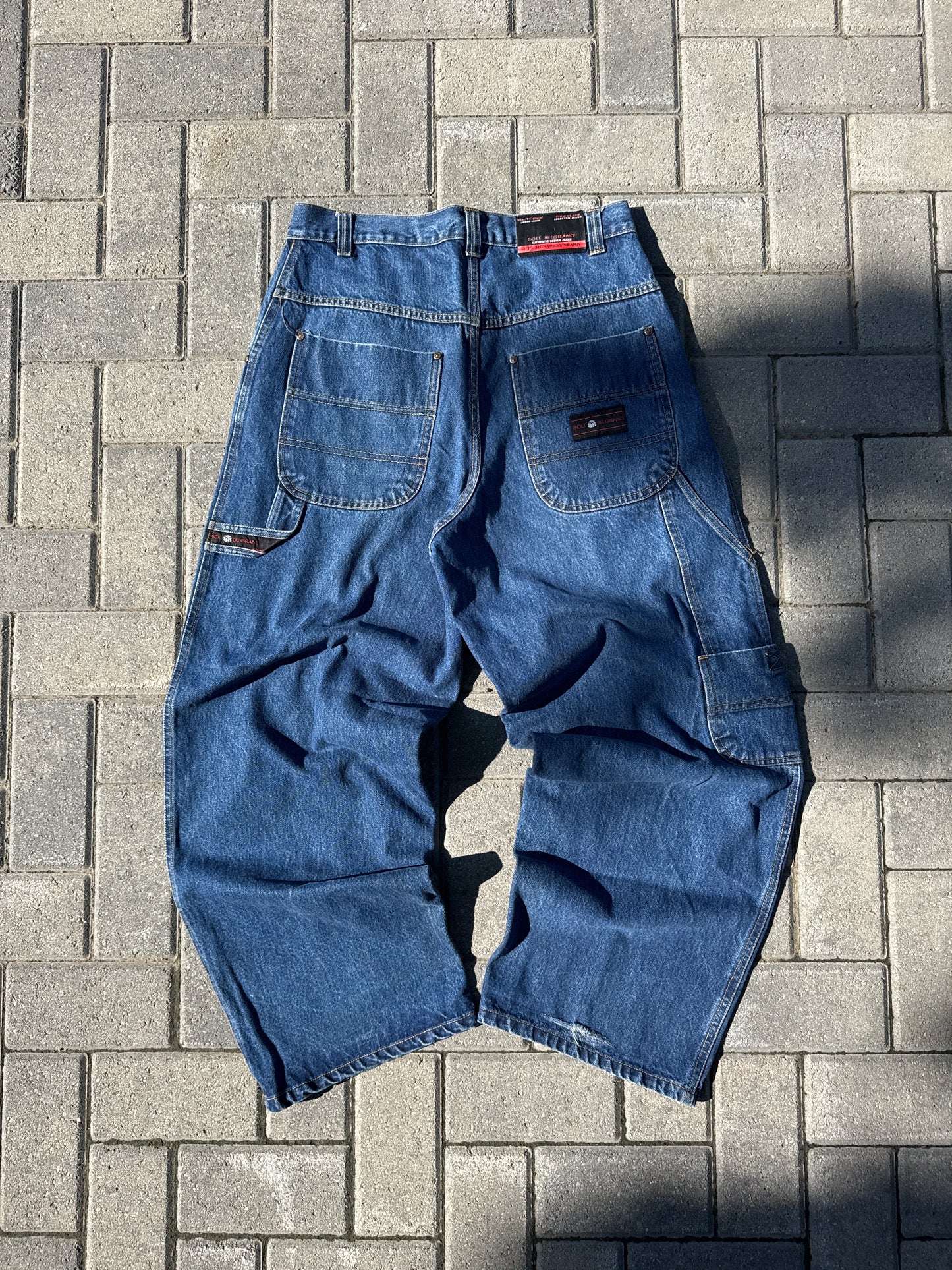 (36x32) Bolt Belgrano Y2K Carpenter Denim Pants