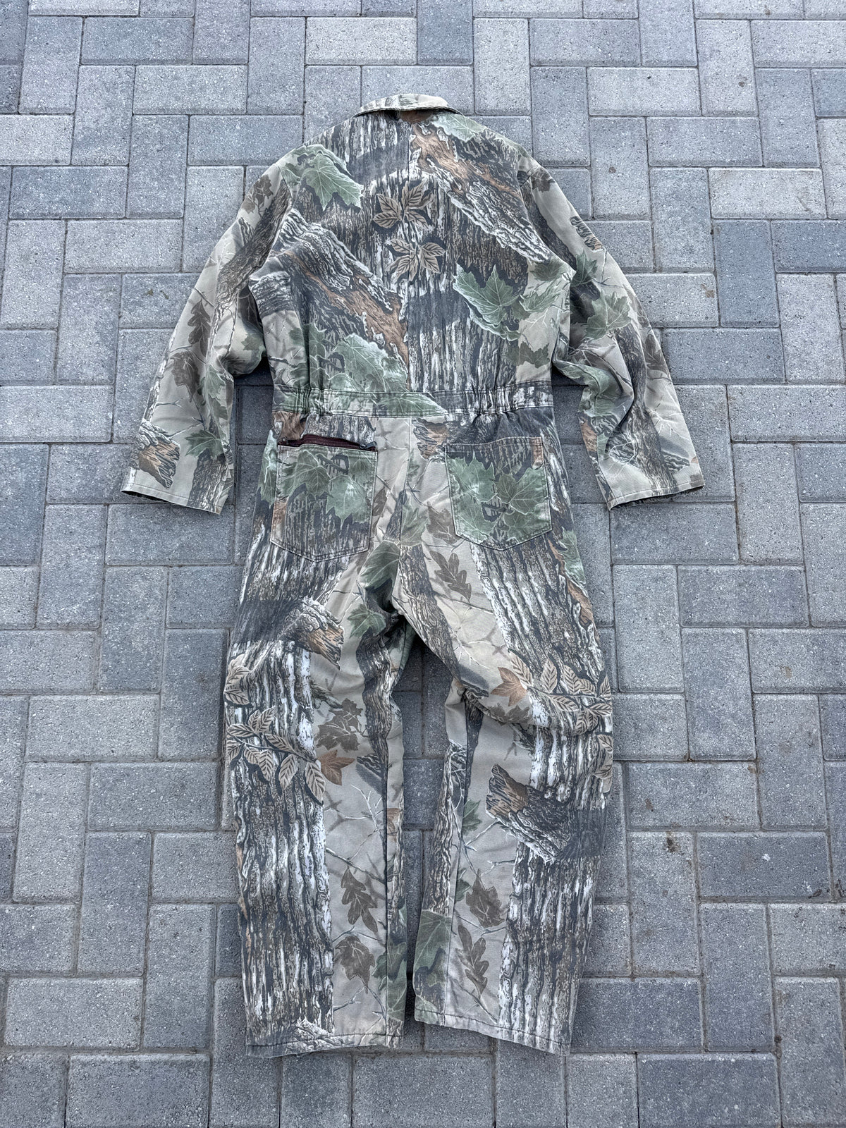 (M) Vintage Liberty Wood Camo Coveralls