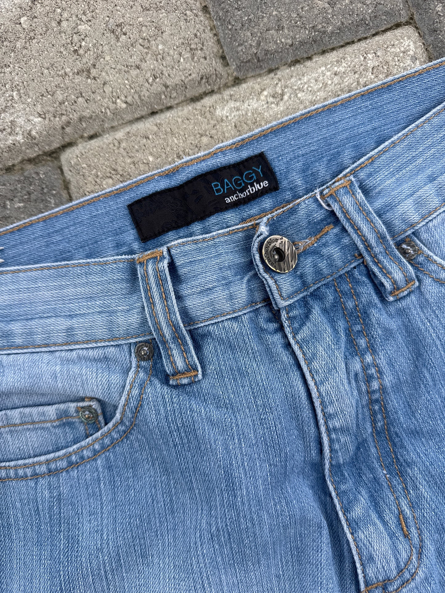 (28) Anchor Blue Baggy Jorts