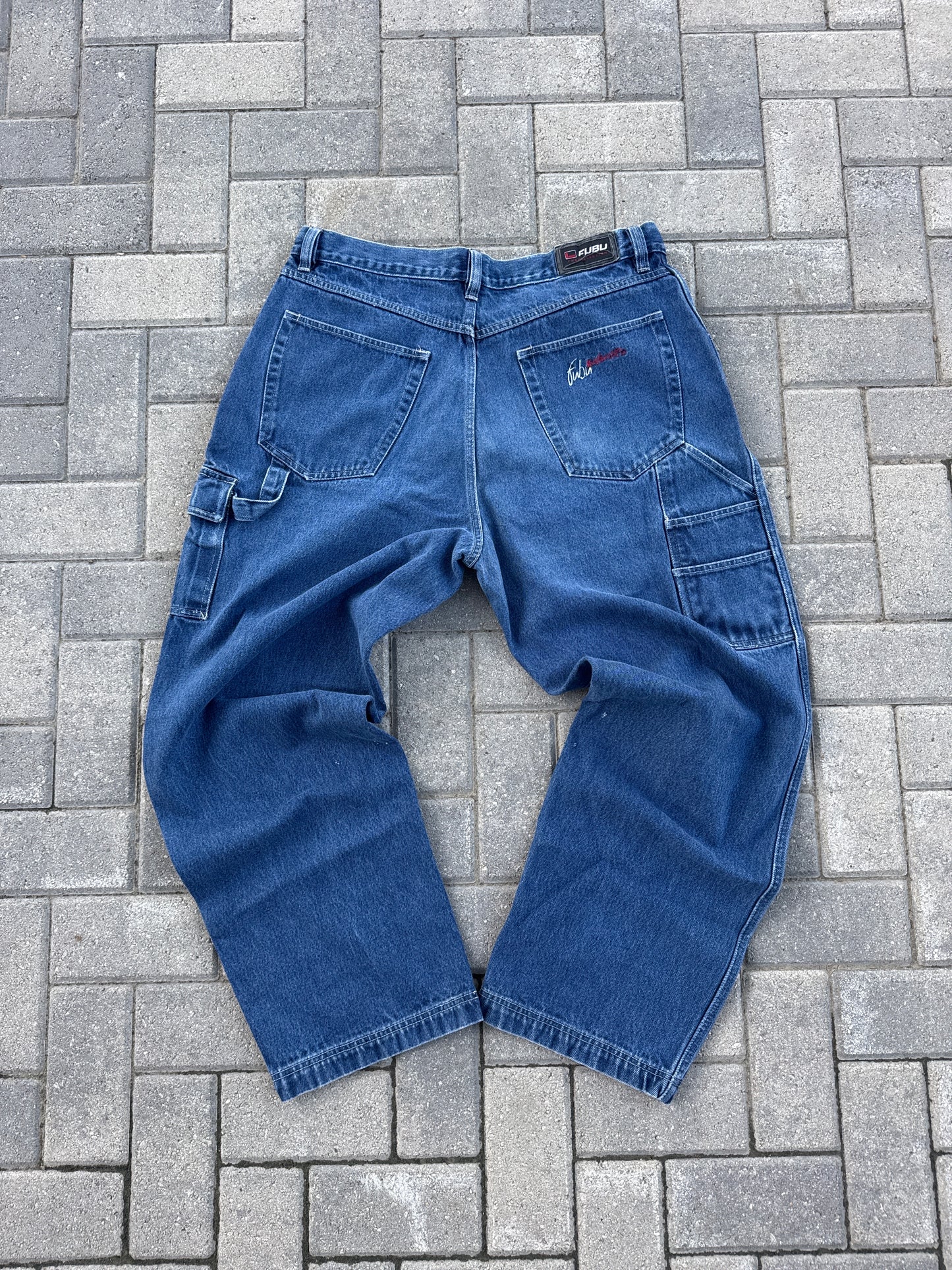 (40x34) Fubu Baggy Carpenter Denim Pants